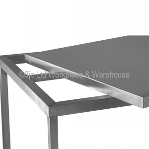 Stainless Steel Work Table With Lower Shelf